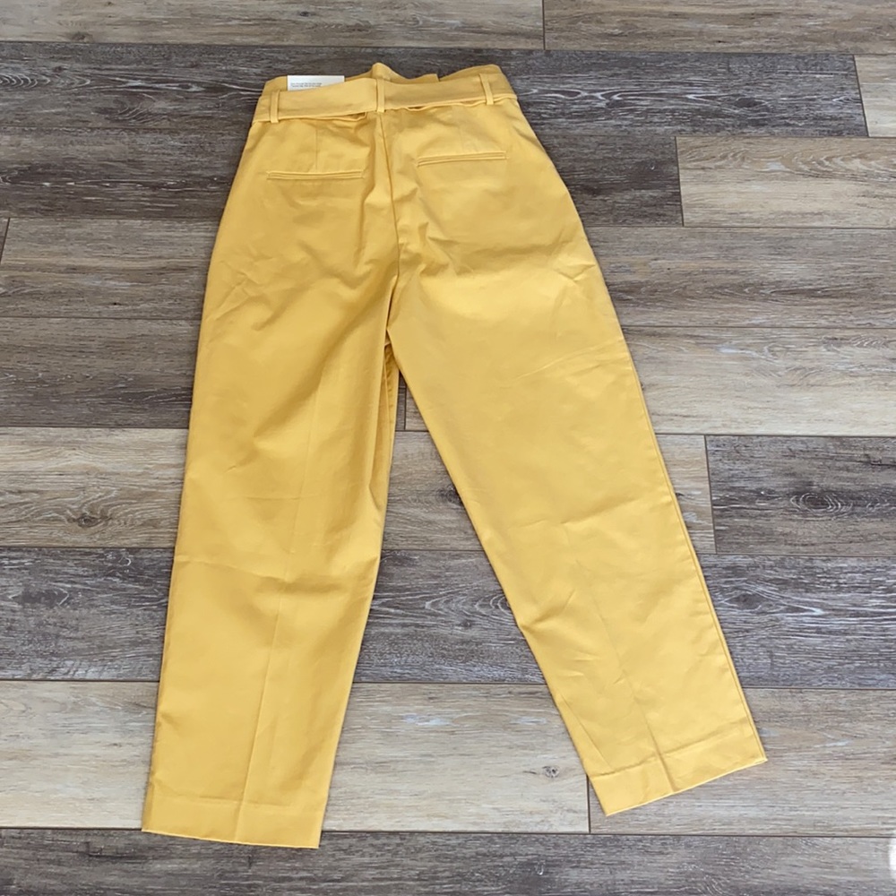 NWT Ann Taylor yellow pants Size 4 - Picture 3 of 8